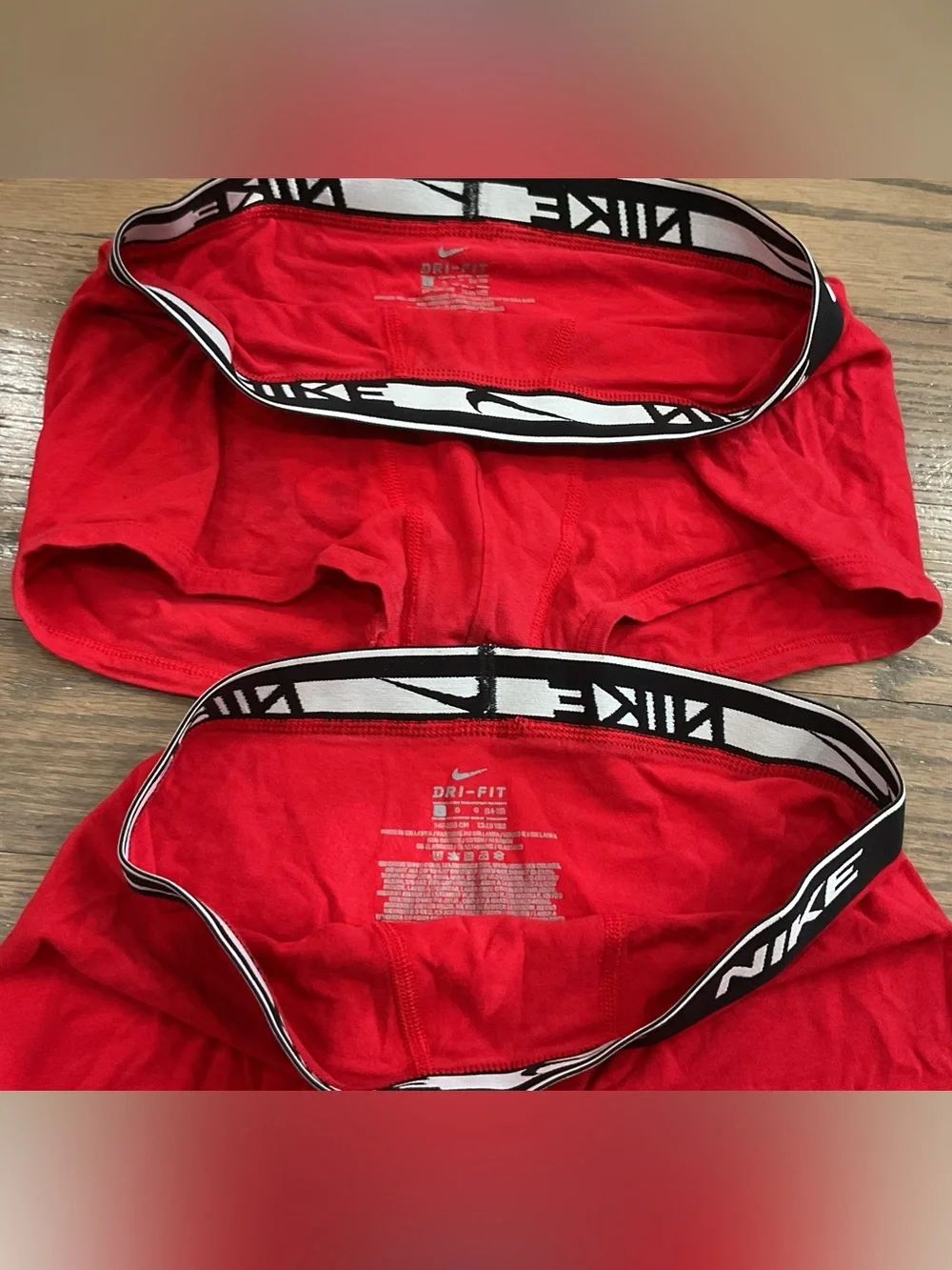 Nike Boys 6-Pack Boxer Briefs Size L New – Navy Gray Red